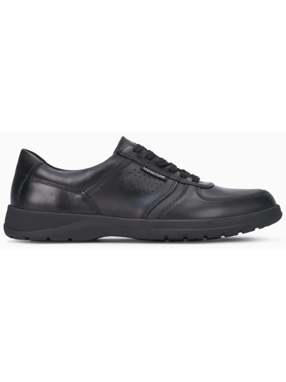 New! Mephisto Matteo Walking Shoe Black Leather Size 7.5 US / 7 EUR DD34